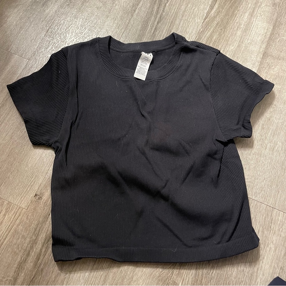 joylab black workout top